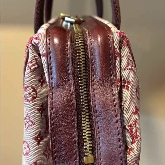 Authentic Louis Vuitton Josephine PM Bordeaux  Mini Lin - Picture 6 of 17